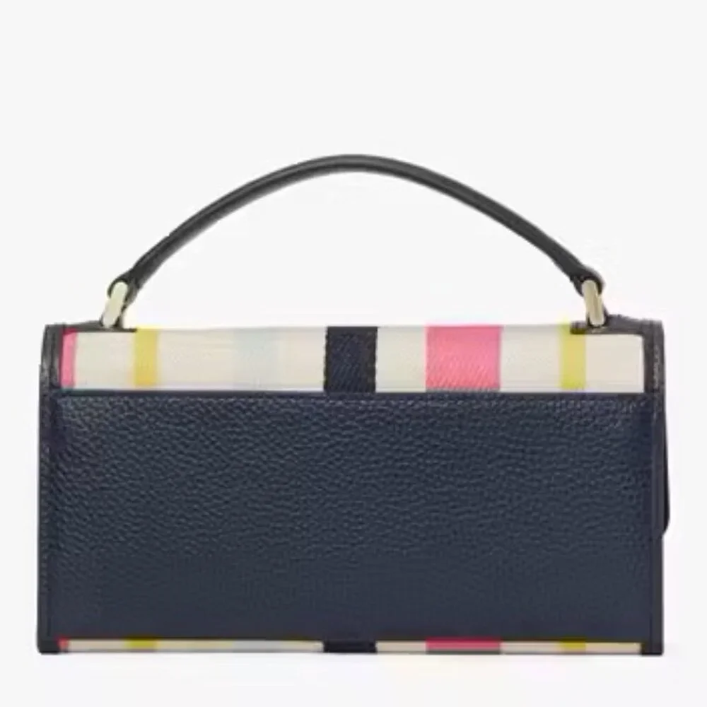 NWT Kate Spade Roulette Breezy Stripe Crossbody Shoulder PWR00462 Top Handle
